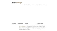 Desktop Screenshot of orientdesign.com.sg